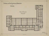 217251 Balkplan en Kapplan van het Ooglijdersgasthuis (F.C. Dondersstraat 49) te Utrecht.N.B. Het adres F.C. ...